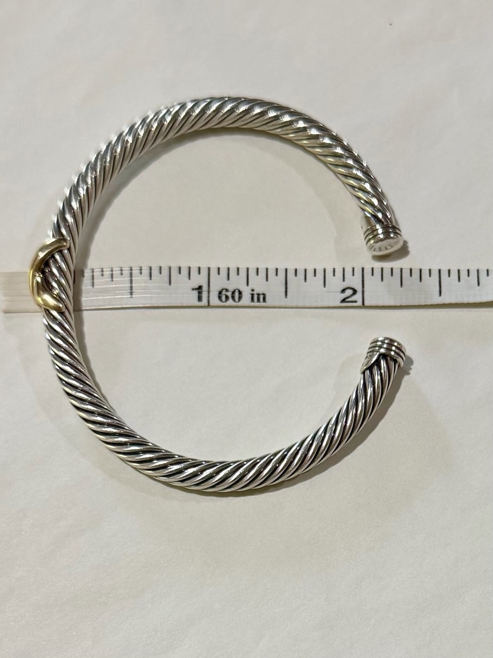 ❤️ David Yurman X Classic Cable Station Bracelet - Picture 9 of 10